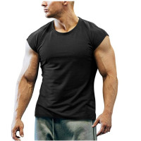 Casual sports and fitness men's short-sleeved bottoming shirt 15