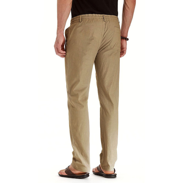 Elastic waist cotton versatile solid color sweatpants 22