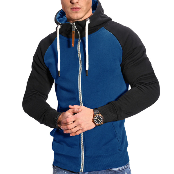 Men's color block fitness sports sweatshirt for men 31