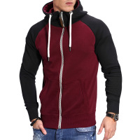 Men's color block fitness sports sweatshirt for men 32