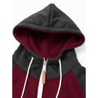 Men's color block fitness sports sweatshirt for men 32