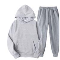 Solid color hooded pullover casual sweatshirt 49