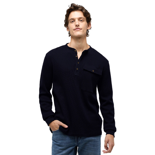 Bottoming shirt men's t-shirt henley collar top 114