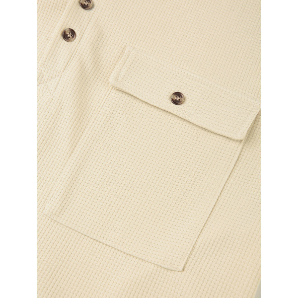 Bottoming shirt men's t-shirt henley collar top 116