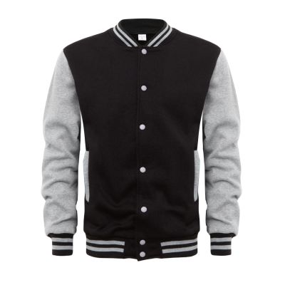Button zipper baseball jacket 137