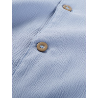 Loose large size casual lapel long sleeve shirt 65