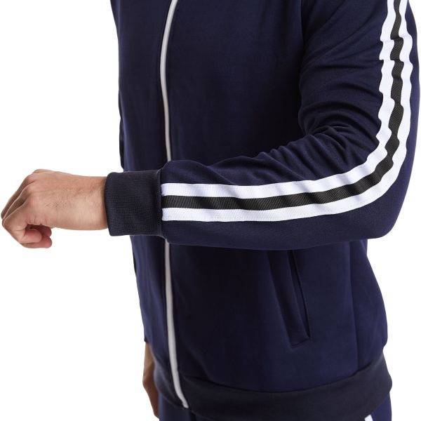 Men's New Men's Sports Suit Stand Collar Cardigan 130