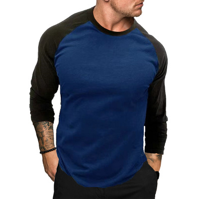 Round neck T-shirt, loose and breathable large size bottoming shirt 56