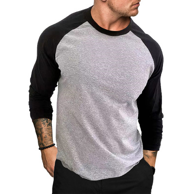 Round neck T-shirt, loose and breathable large size bottoming shirt 56