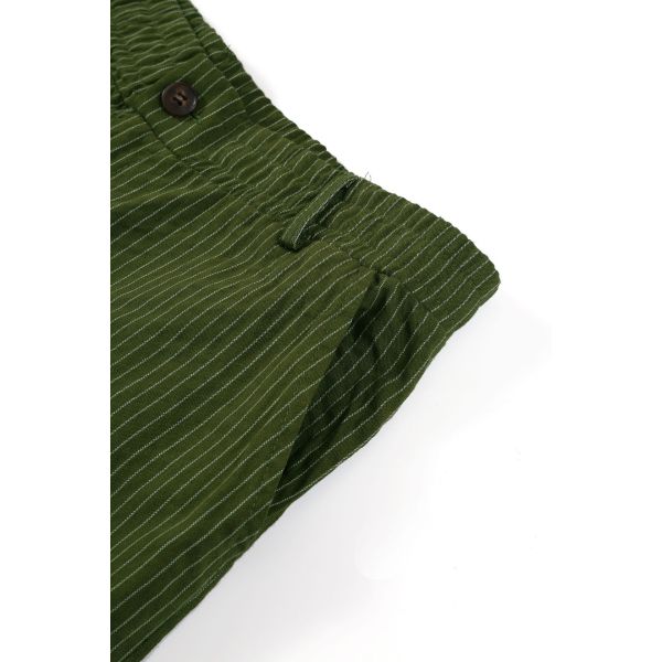 Striped fashionable plus size suit trousers 117