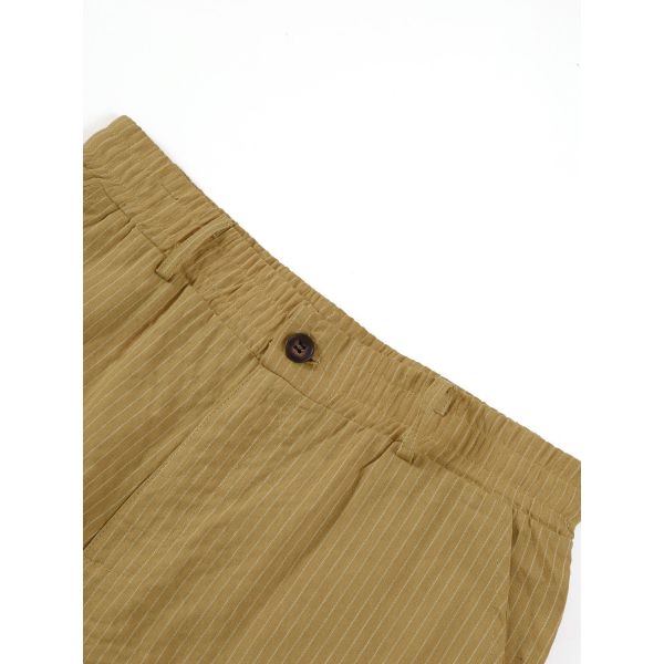 Striped fashionable plus size suit trousers 118