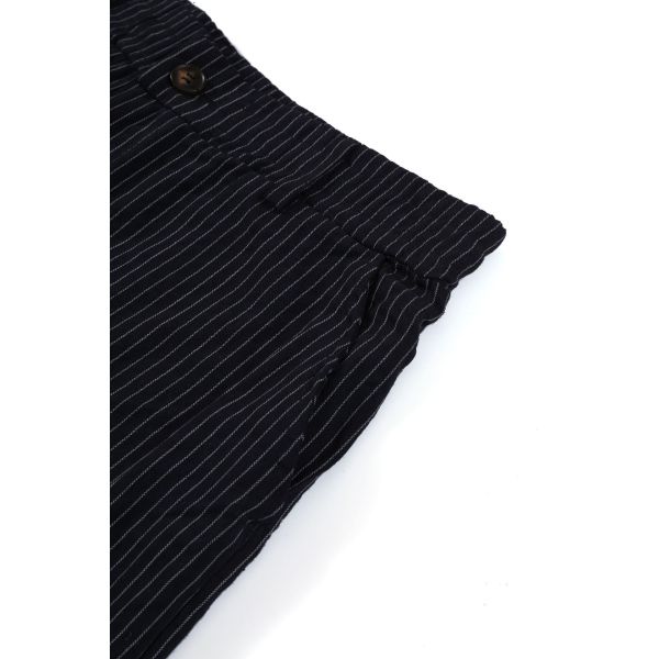 Striped fashionable plus size suit trousers 119