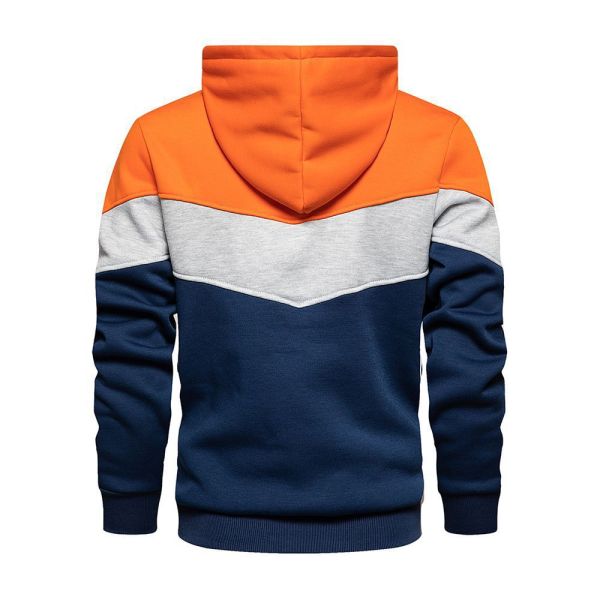 Fashionable hip-hop sweatshirt with contrasting colors 151