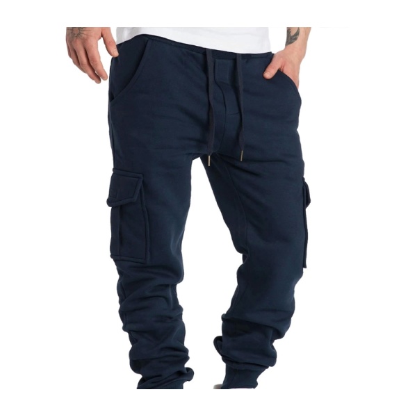 Men's Casual Cargo Pants Men's Multi-Pocket Pants 36