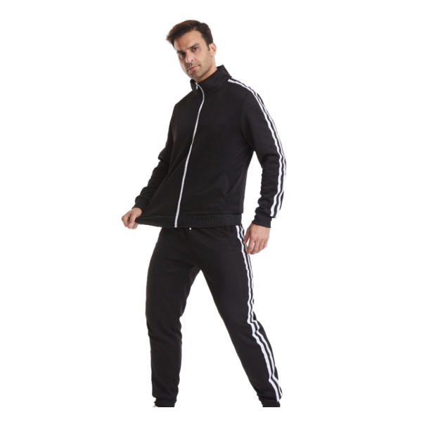 Men's New Men's Sports Suit Stand Collar Cardigan 129