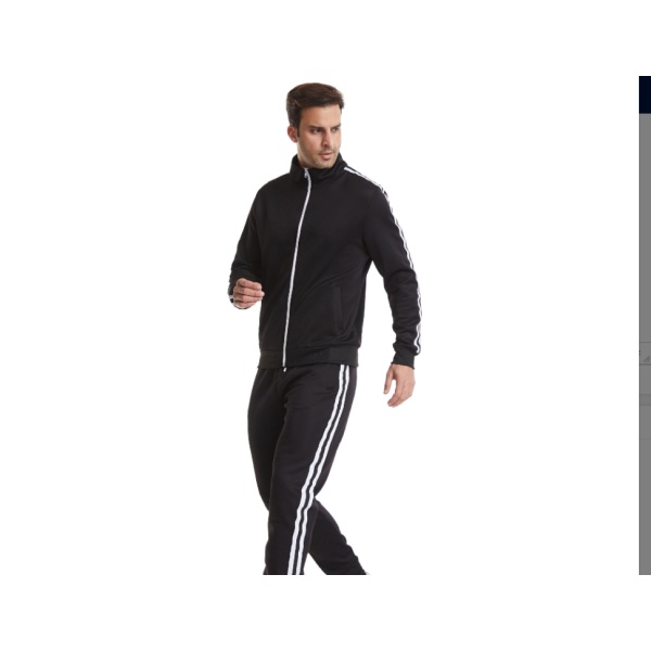 Men's New Men's Sports Suit Stand Collar Cardigan 129