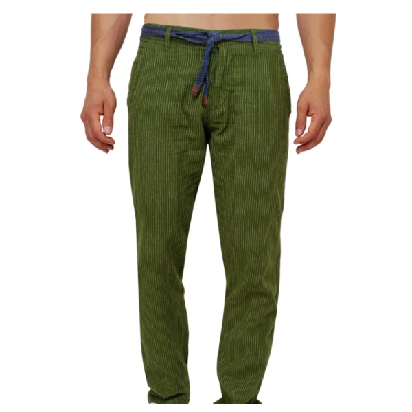 Striped fashionable plus size suit trousers 117