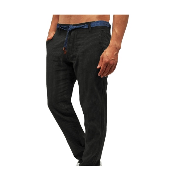 Striped fashionable plus size suit trousers 119