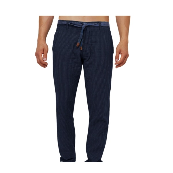 Striped fashionable plus size suit trousers 120